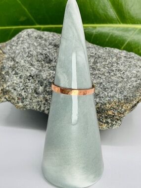 Raw Copper Ring Size 6 Band Jewelry Minimal Hammered Solid Handcrafted Made USA